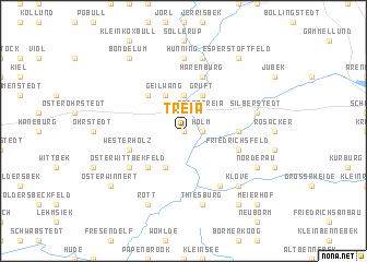 map of Treia