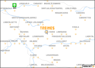 map of Treimès