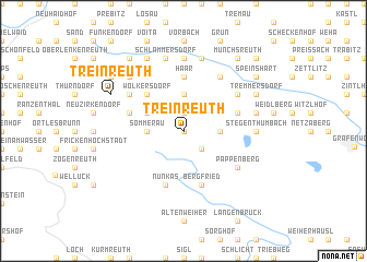 map of Treinreuth