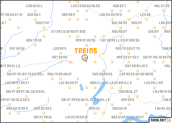 map of Treins