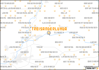 map of Treis an der Lumda