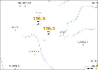 map of Trejo