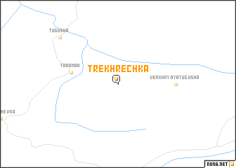 map of Trëkhrechka