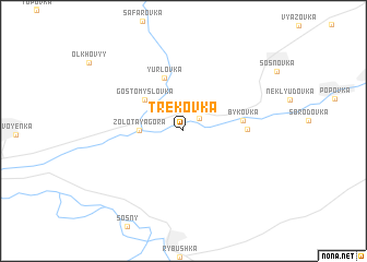 map of Trekovka