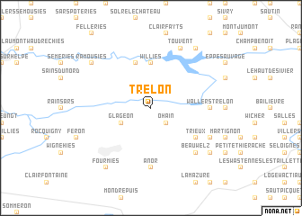 map of Trélon