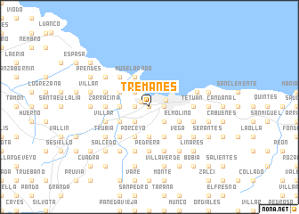 map of Tremañes