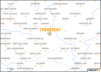 map of Trémargat