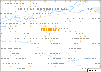 map of Tremblay