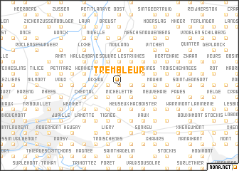 map of Trembleur