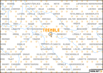 map of Tremble