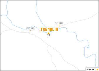 map of Tremblia