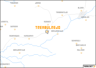 map of Trembulrejo