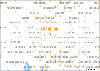 map of Tremedal