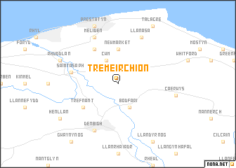 map of Tremeirchion
