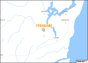 map of Tremembé