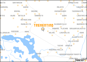 map of Trementino