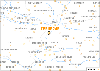 map of Tremerje