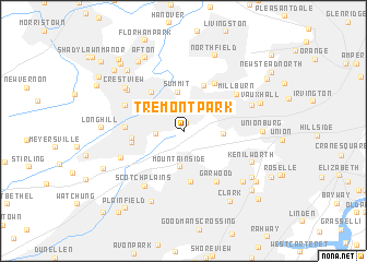 map of Tremont Park