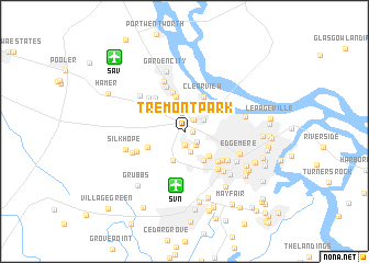 map of Tremont Park