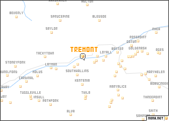 map of Tremont