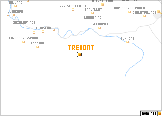 map of Tremont