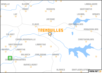 map of Trémouilles