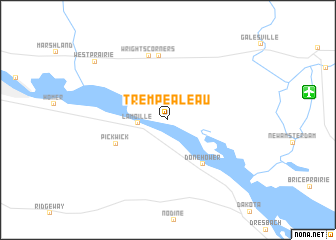 map of Trempealeau