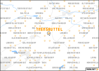 map of Tremsbüttel