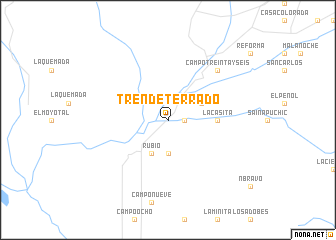 map of Tren de Terrado