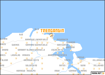 map of Trengandín