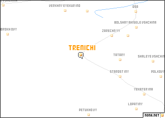 map of Trenichi