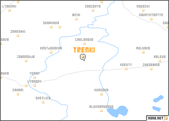 map of Tren\