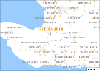 map of Trennewurth