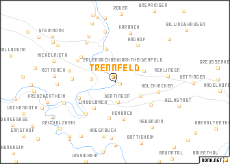 map of Trennfeld