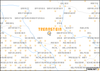 map of Trennstein