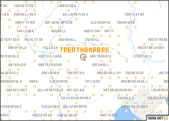 map of Trentham Park