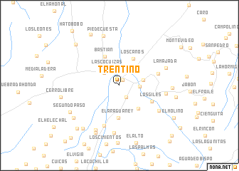 map of Trentino