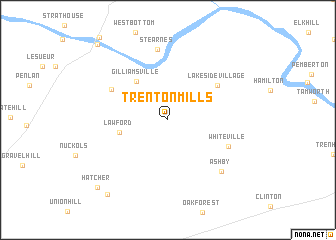 map of Trenton Mills