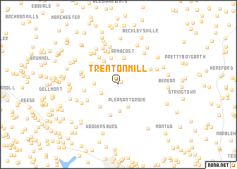 map of Trenton Mill