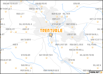 map of Trent Vale