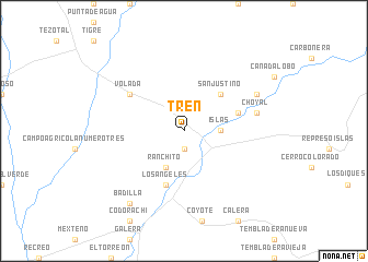 map of Tren