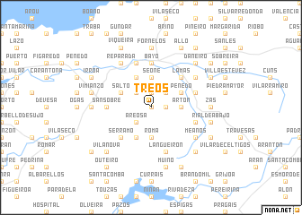 map of Treos