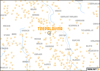 map of Trepalovina