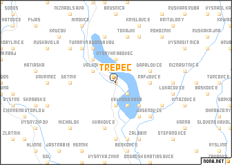 map of Trepec