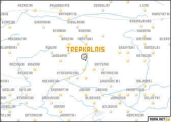 map of Trepkalnis