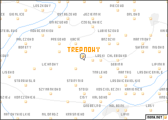 map of Trępnowy