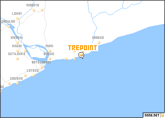 map of Trépoint