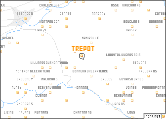 map of Trépot