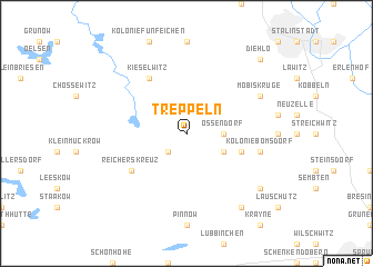 map of Treppeln