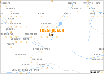 map of Tresabuela